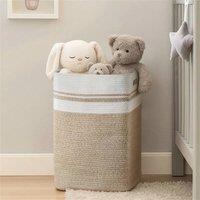 EONLION Laundry Hamper Woven Storage Basket in Brown | Size: 100 cm