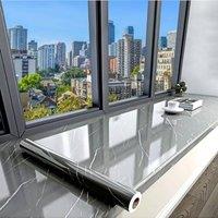 KORVIXA Kitchen Marble Paper Self Adhesive Deep Grey | Size: 10m