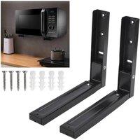 KORVIXA Heavy Duty Adjustable Stretch Oven Shelf in Black | Size: 415mm