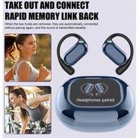 NESTLUNE 144+ Language Translator Earbuds Wireless Bluetooth in Blue