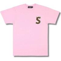 Scum Men's S Diablo Leopard Print T-Shirt in Pink | Size: XL