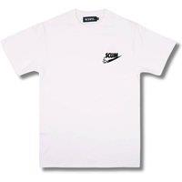 Scum Men's Tick T-Shirt in White | Size: 5XL