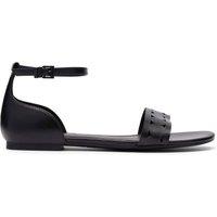 Clarks Women's Kediri Part Black Flat Sandals | Size: 3-Standard Fit
