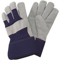 Kent & Stowe Women's Fleece Lined Rigger Gloves in Dark Navy | Size: Medium