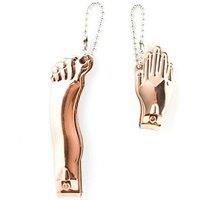 Kikkerland Women's Copper Hand & Foot Nail Clippers Set