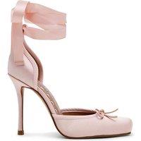STEVE MADDEN Women's 'Larina Pink Satin' Fabric Heels | Size: 6