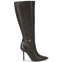 KG Kurt Geiger Women's 'Sky' Leather Boots in Dark Brown | Size: 3