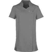 Premier Women's Orchid Tunic Health Beauty & Spa Workwear Pack of 2 in Dark Grey | Size: 10