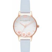 Olivia Burton Women's OB16CH04 30mm Quartz Watch in White
