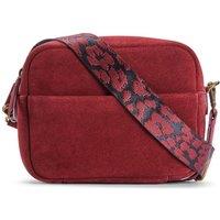 Clarks Women's Kierra Strap Maroon Suede Cross Body Bag in Red