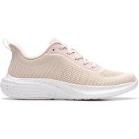 Clarks Women's Izza Knit Blush Knit Trainers in Pink | Size: 7-Standard Fit