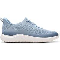 Clarks Women's Nova Lace Blue Grey Trainers | Size: 3-Standard Fit