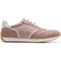 Clarks Women's Teirra Run Mauve Trainers in Pink | Size: 5-Standard Fit