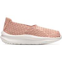 Clarks Women's Solevana Weave Pale Peach Slip Ons in Pink | Size: 4.5-Standard Fit