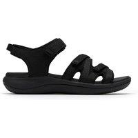 Clarks Women's Mira Madi Black Strappy Sandals | Size: 4.5-Standard Fit