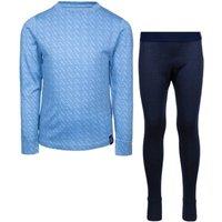 Trespass Women's Alec Base Layer Set in Dark Blue | Size: 5-6