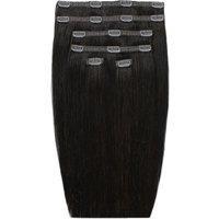 Beauty Works Women's 20 Double Hair Set Clip-In Extensions 210g in Natural Black