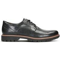 Clarks Men's Batcombe Hall Black Leather Derby Shoes | Size: 6-Standard Fit