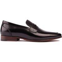SIMON CARTER Men's Pike Loafer Shoes in Black | Size: 11