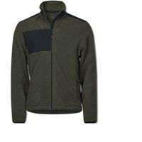 TEE JAYS Men's Mountain Fleece Jacket in Dark Green | Size: Medium