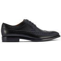 Clarks Men's Banstead Tip Black Leather Brogues, Derby Shoes, Lace Up | Size: 8-Standard Fit