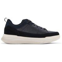 Clarks Men's Burford Lace Navy Trainers in Blue | Size: 6-Standard Fit