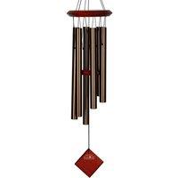 Woodstock Chimes 27" Wind Chimes of Pluto - Bronze Bubinga Finish Tubes
