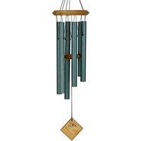 Woodstock Chimes 27" Wind Chimes of Pluto - Verdigris Finish Tubes in Green