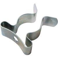Forgefix Tool Clips 1/2In Zinc Plated (Bag 25) in Silver
