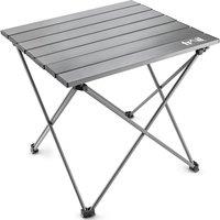 Trail Outdoor Leisure Trail Folding Camping Table Lightweight Aluminium Garden Beach Medium in Silver