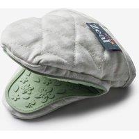 Zeal Silicone Hot Grab Mini Oven Mitt Gingham in Light Green
