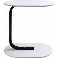 MANTRARAJ Side Table Coffee Table Bedside Bedroom Office Small Corner Table in White