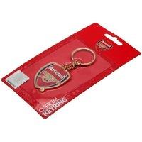 Arsenal FC Official Football Crest Keyring in Light Red