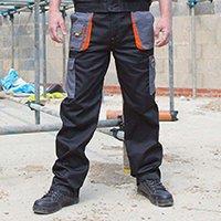 Result Work-Guard Lite Workwear Trousers (Breathable & Windproof) in True Black | Size: XS