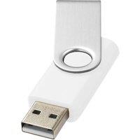 Bullet Rotate Basic USB Stick Pack of 2 in White