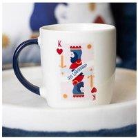KDMD His Lordship Playing Card Mug in White