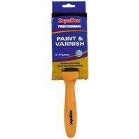 SupaDec Professional Paint & Varnish Brush in Brown