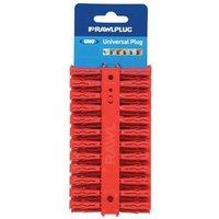 Rawlplug Universal Plug (Pack Of 288) in Red