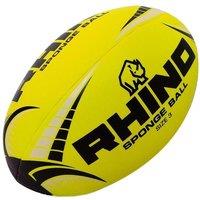Rhino Sponge Rugby Training Ball in Yellow