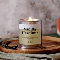 JAAM Vanilla Hazelnut Crackle Wick Candle in Silver