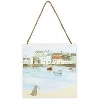 Hannah Cole Cornish Sea Dog Wooden Plaque