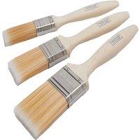 Hamilton For The Trade Flat Paint Brush (Pack of 3) in Brown