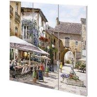 Richard Macneil Courtyard Cafe Wood Plaque