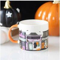 KDMD Spooky Street Halloween Ceramic Mug for Hot Drinks 350ml