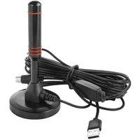 SPETLEK TV Antenna Digital HD Freeview Aerial Ariel Signal in Black