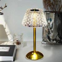 EONLION LED Table Lamp Rechargeable Lamp in Gold
