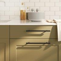 Berkfield Home Cabinet Handles 20 pcs Black 192 mm Stainless Steel