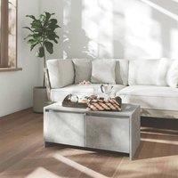 Berkfield Home Coffee Table Concrete Grey 90x50x41.5 cm Engineered Wood