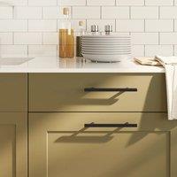 Berkfield Home Cabinet Handles 20 pcs Black 128 mm Stainless Steel