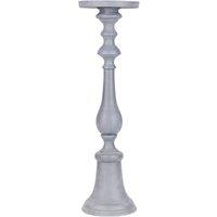 Libra Interiors Van Dyk Grey Stonewash Pillar Holder Small